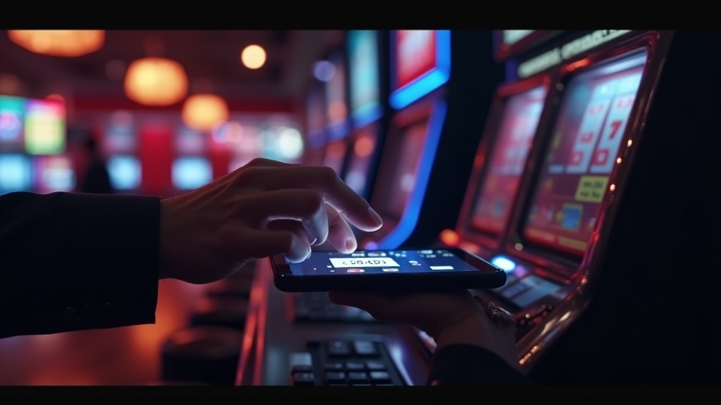 Eingabefeld für einen Aktionscode im dunklen Casino-Ambiente